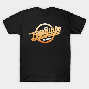 Non Fungible token 80s lettering T-Shirt